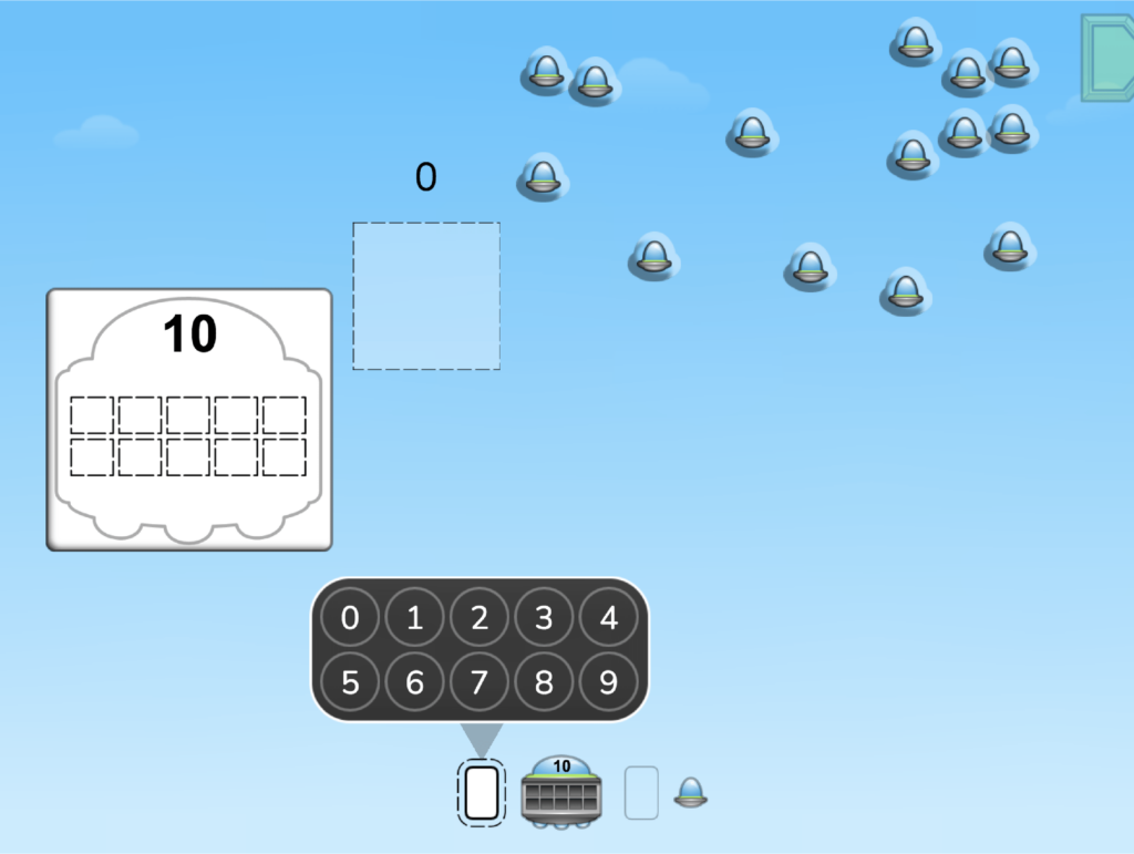 Tens and Ones with Spaceships