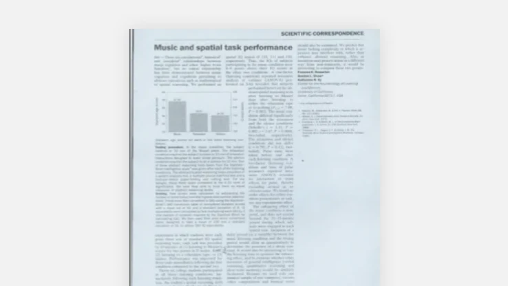 Music and ST (Spatial Temporal) Performance