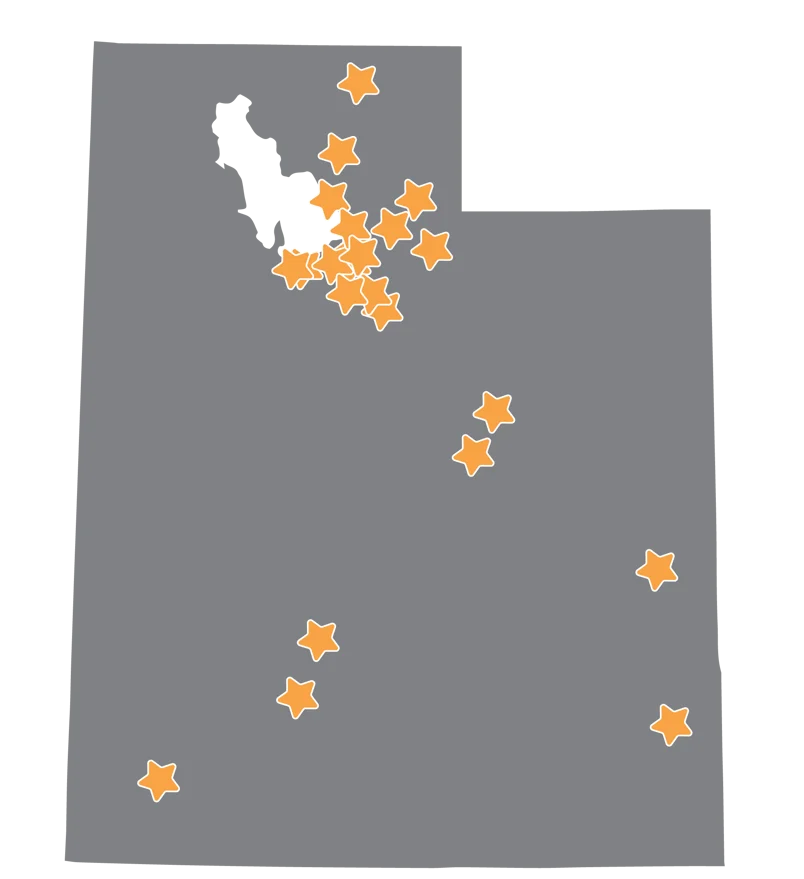 Utah ST Math Map